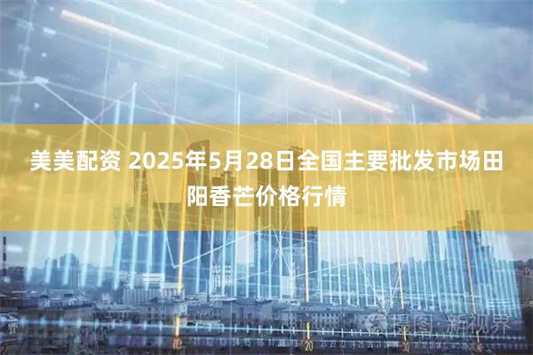 美美配资 2025年5月28日全国主要批发市场田阳香芒价格行情