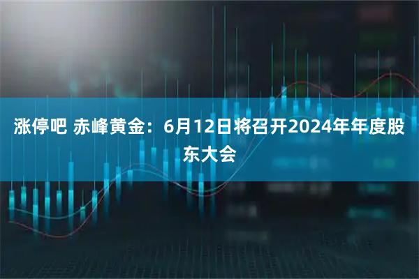 涨停吧 赤峰黄金：6月12日将召开2024年年度股东大会
