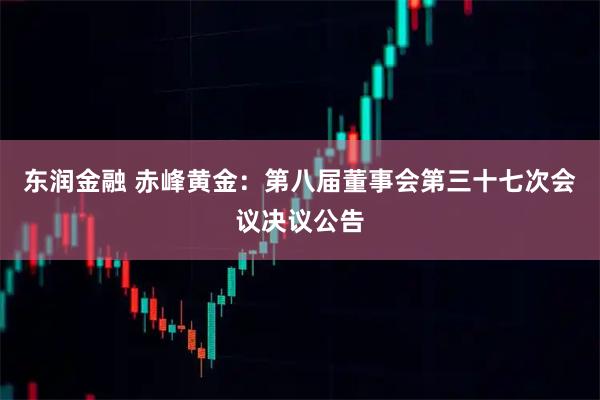 东润金融 赤峰黄金：第八届董事会第三十七次会议决议公告